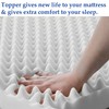 Spring Solution, 1-Inch Convoluted Egg Shell Breathable Foam Topper, Adds