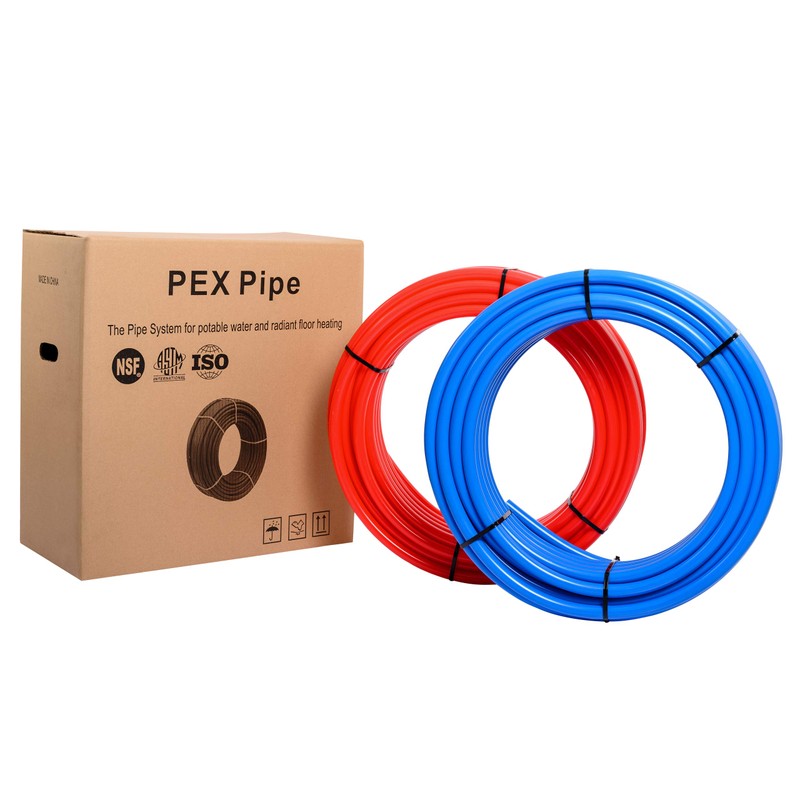 EFIELD 1/2-inch PEX-b Pipe, 2 Rolls 1/2" x 100 ft
