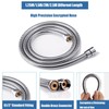 Oupukle Shower Hose 1.25M, Stainless Steel Shower Hose Encryption Replacement