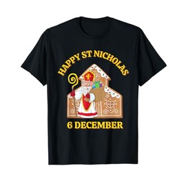 Happy St Nicholas 6 December Christmas T-Shirt