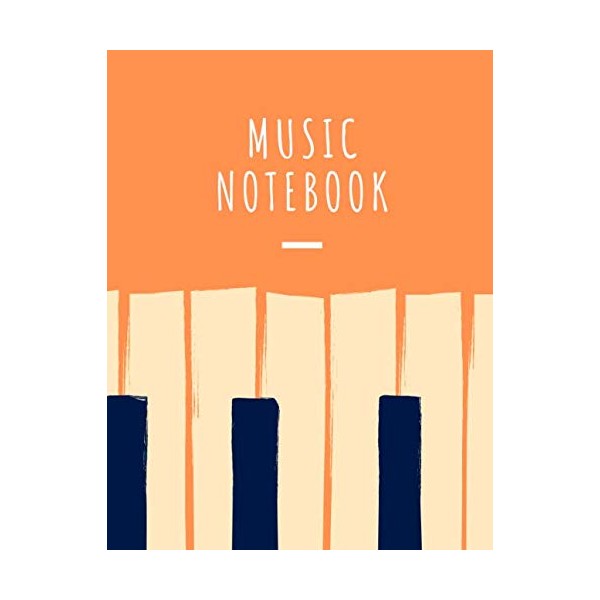 Music Notebook: Blank Sheet Music Composition/ Manuscript Paper / Staff