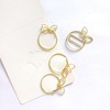 100Pcs Gold Paper Clips Cute Shape Stainless Steel Multifunction Metal