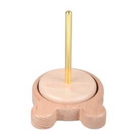 Wooden Yarn Winder Yarn Holder for Knitting and Crochet Accessories Natural Wood Craft Tool Ideal for Beginners and Experienced