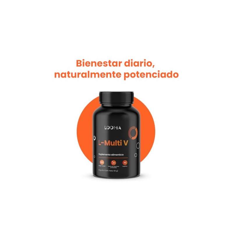 L-Multiv Multivitamínico Completo – 90 Capletas | Vitaminas A, C,