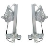 TRQ Front Power Window Regulator Set Compatible with 2000-2005 Buick