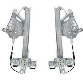 TRQ Front Power Window Regulator Set Compatible with 2000-2005 Buick LeSabre