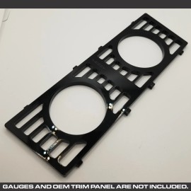 Unbranded 2008 - 2014 WRX STI 52mm center vent dual gauge pod mount