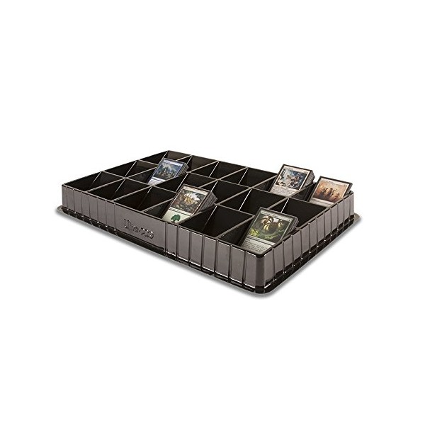 Ultra Pro Trading Card Sorting & Dealer Tray (18 Slot), Black