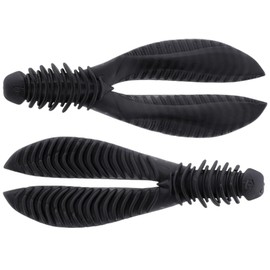JACKALL Living Bunny Elastomer, 3.8-Inch, Straight Black
