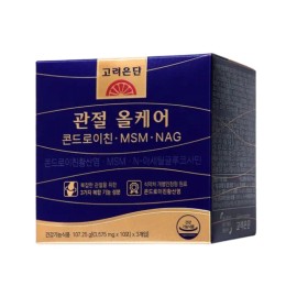 Goryeo Eundan Korea Eundan Joint All Care Chondroitin MSM NAG 30 packets, 107.25g, 1 unit / 고려은단 관절 올케어 콘드로이친 MSM NAG 30포, 107.25g, 1개
