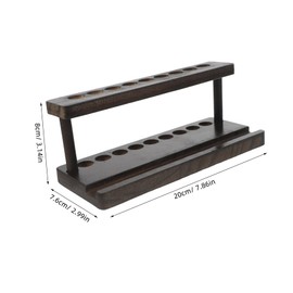Operitacx Stifthalter Aus Holz Handyständer Holzhalter Mit Telefonständer Holzstifthalter Schlitze Stifthalter Aus Holz Stifthalter Aus Holz Für Den Schreibtisch Stifthalter