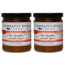 Terrapin Ridge Farms Hot Pepper Peach Jam – Two 10.75 Ounce Jars