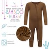 Bamboo Viscose Baby Pajamas 2 Way Zip for Diaper Change