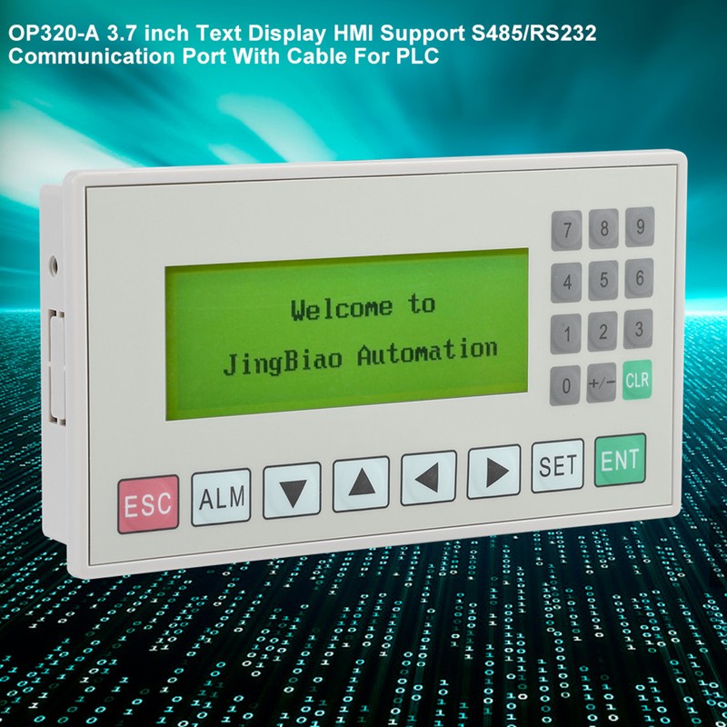 OP320-A 3.7 inch Text Display HMI Support S485/RS232 Communication Port