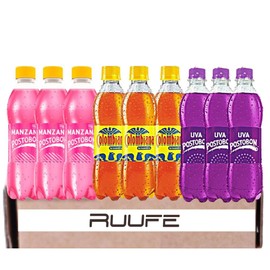 Colombian Sodas (9 pack) Mix Gaseosa postobon colombiana gaseosa uva postobon gaseosa manzana postobon Grape soda Apple Soda and Colombiana Soda