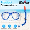 Two Bare Feet Snorkel and Mask PVC Diving Set –