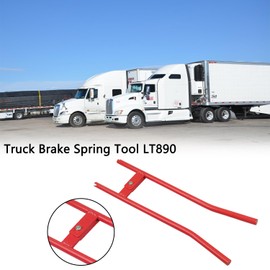 GZZTORES Heavy Truck Brake Spring Tool LT890 Brake Adjustment Tool for Semi Drum Brake Spring Tool Brake Spring Pliers Red