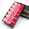 Gearmax 18 x rose scented soaps in gift box, rose