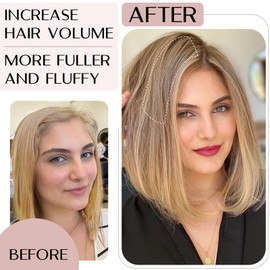 SEGO Pro 2 Pcs Short Clip in Hair Extensions Real Human Hair Short Clip in Hair Extensions Hair Pieces for Thinning Hair Increase Women Hair Volume 6 Inch 12P613 Flax Yellow Mixed Light Gold