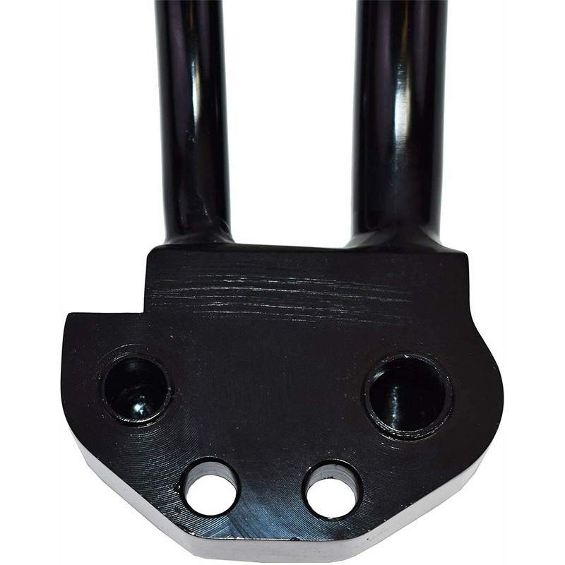 SixBuys Performance Black A/C Compressor Curved Manifold Compatible with Sanden