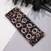 MILAKOO Leopard Print Headband Big Grommet Eyelet Design Y2K Vintage
