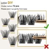 Lash Clusters B02 D Curl 12mm DIY Eyelash Extensions 72