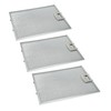 vhbw 3x Filter Metallfettfilter Dauerfilter kompatibel mit Balay 3BD796B/01, LC1BYN5/01
