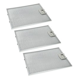 vhbw 3x Filter Metallfettfilter Dauerfilter kompatibel mit Balay 3BD796B/01, LC1BYN5/01 Dunstabzugshaube, Metall