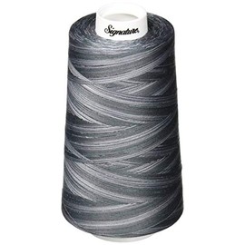 Signature Thread Machine Quilting Thread, 40wt/3000 yd, Variegated Smokey Blues