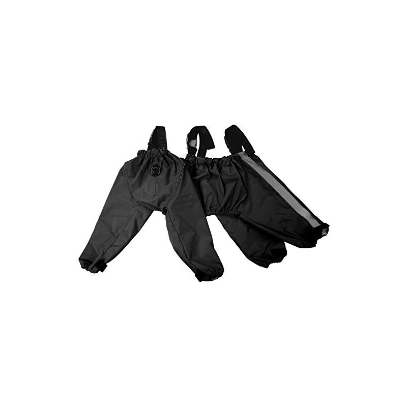 FouFou Dog 62564 Bodyguard Protective All-Weather Dog Pants, Large, Black