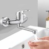 Wall Mounted Kitchen Tap Wall Mounted 360 Degree Rotatable Wall