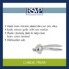 RSVP International Kitchen Tool Collection Garlic Press Dishwasher Safe, 7-inch,