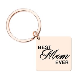 Best Mom Ever Gifts from Son Daughter Mommy Mothers Day Gifts for Mom Keychains for Car Keys Mother Mom Birthday Gifts for Women Key Chain Accessories Mama Engraved Gifts for Mom Holiday Gifts Ideas