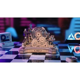 ROKR Pinball Model Gear Ball Challenge 3D Wooden Puzzle Model Kits DIY Man Gift