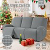TAOCOCO Recliner Sofa Covers 8-Pieces Stretch Large Couch Covers for