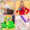 36 Sheets 3D Transportation Stickers for Kids - 900+ Car,