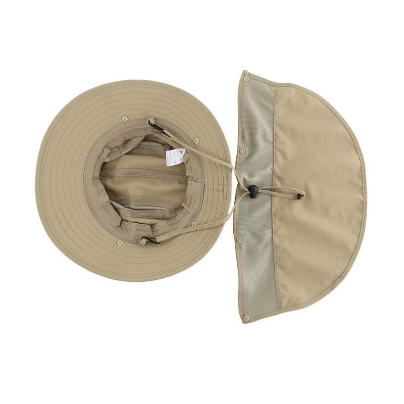 Connectile Kids' Summer UPF 50+ Flap Cap, Quick Drying, Wide