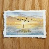 Watercolor Paper, 140lb(300gsm), 7x5 Inches, 25 Sheets, Handmade Deckle Edge