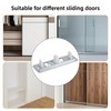 8 Pack Sliding Closet Door Floor Guides, Bypass Bottom Track
