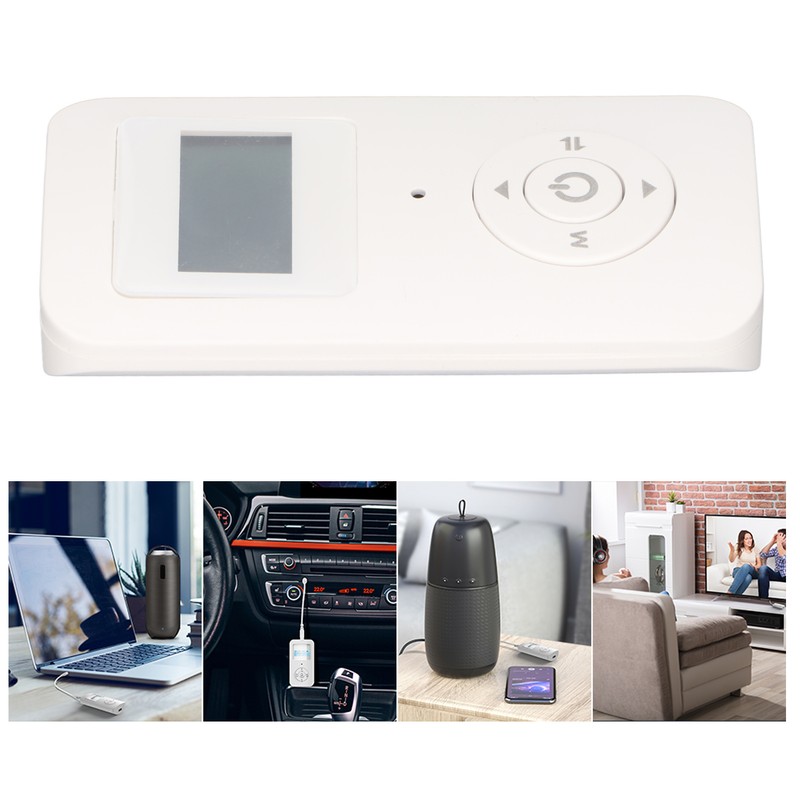 Bluetooth 5.0 Transmitter Receiver Bluetooth Audio Transceiver with Display Screen