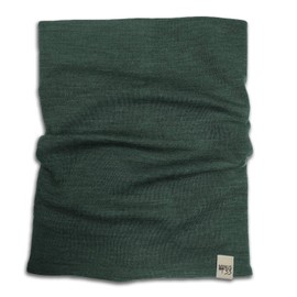 Minus33 Merino Wool Midweight Neck Gaiter Forest Green One Size