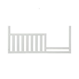 Toddler Bed Safety Guard Rail for Oxford Baby, Soho, Ozlo & Avalon Baby Convertible Cribs - Solid Wood Rail for Toddler Bed Conversion - Safety Rails for Children (Vintage White, Option 1)