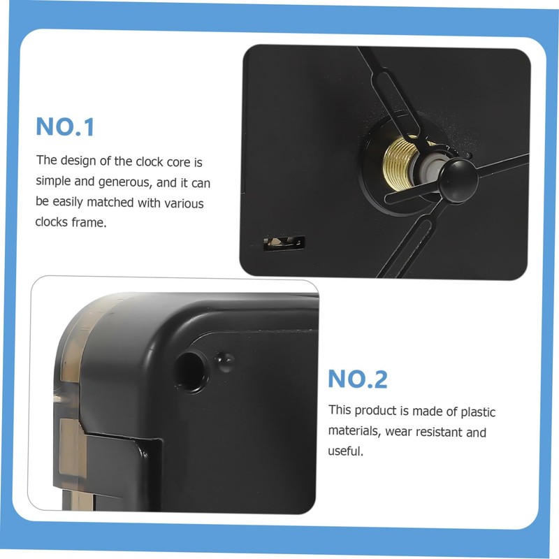 Gatuida 1 Set DIY Clock Movement Mechanism Kit Replacement Clock