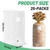 GREANER Mushroom Grow Bags 6 Mil, 8"x5"x20" Thick Autoclave Spawn