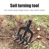 Rotary Cultivator Tool, Garden Handheld Tiller, Cultivator Cordless Tiller for