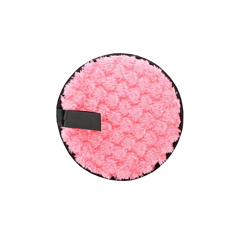 4 Almohadillas Desmaquillantes Reutilizables Redondas, Almohadillas de Algodón Reutilizables de