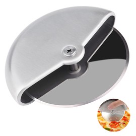 Pizza Cutter Wheel, Pizza Slicer Stainless Steel Comfortable Palm Grip 4 inch (10 cm), Pizza Roller, Pizza Cutter,Pizza Wheel