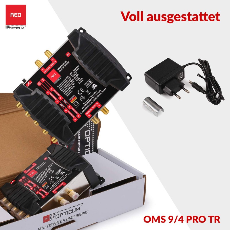 RED OPTICUM OMS 9-4 PRO TR - 4 Subscribers -