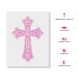 Cross Stencil - Celtic, Ringed & Maltese Cross Patterns