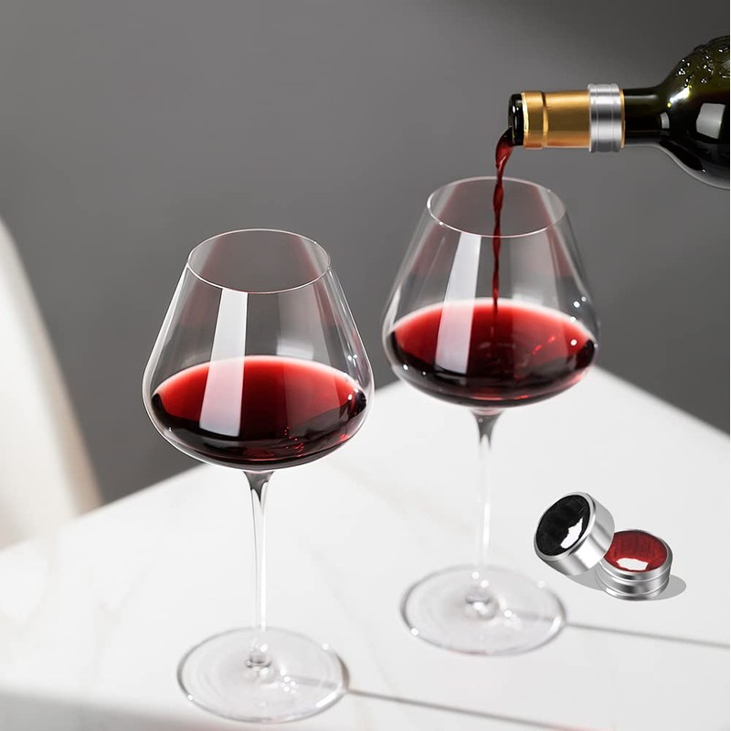 Kitwinney Stainless Steel Wine Bottle Collars, Classy Wine Collar Drip